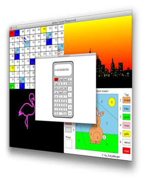 Screenshot of Student's works